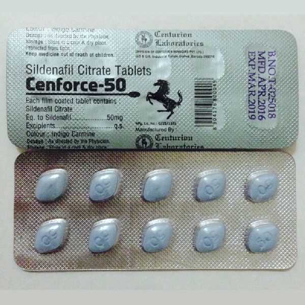 Cenforce 50 sildenafil citrate tablets