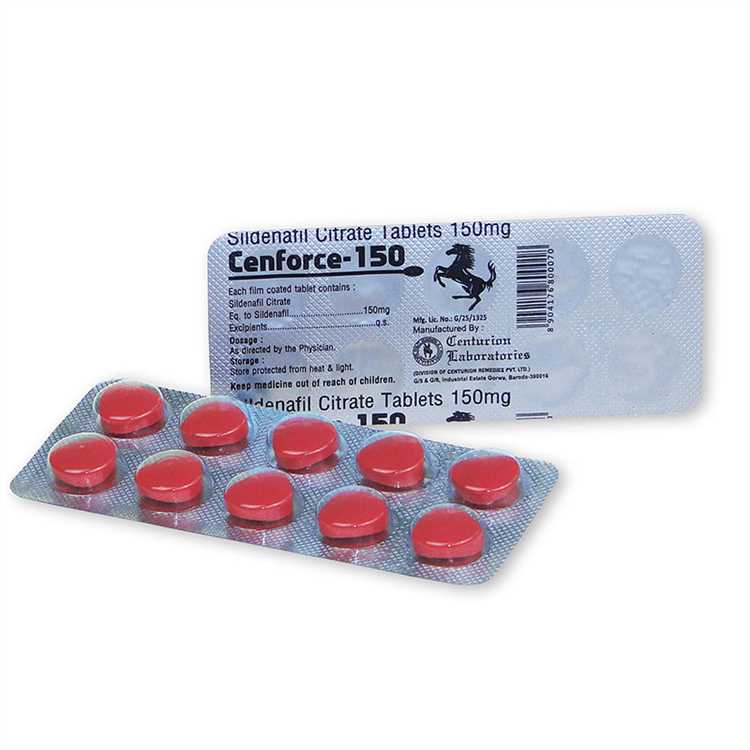 Die Einnahme von Sildenafil Cenforce 150 mg
